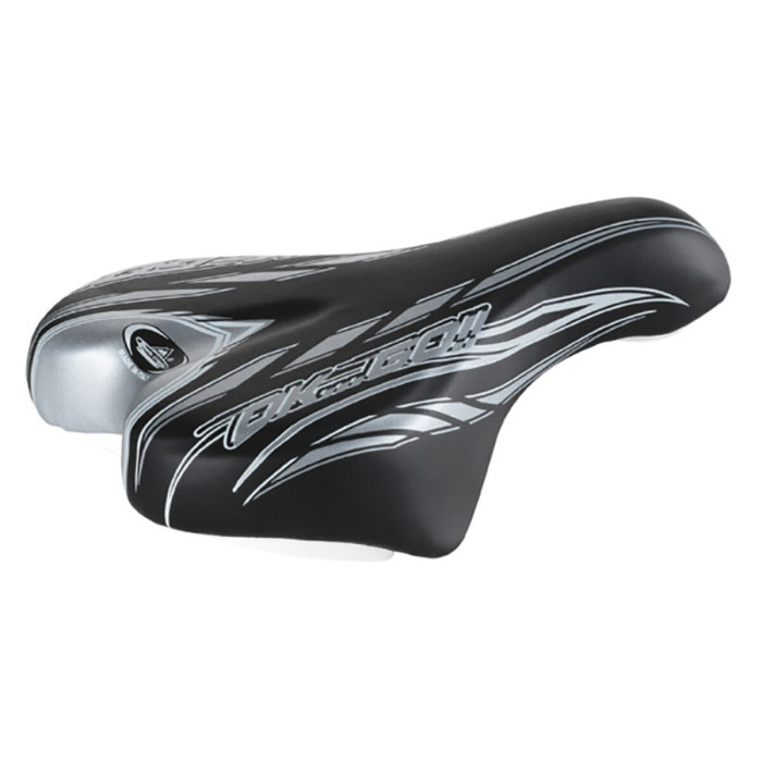Сідло велосипедне Selle Monte Grappa Junior OK-GO, чорно-сіре SMG-09968