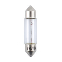 Лампа розжарювання Brevia C5W 24V 5W SV8.5 T11x37 CP, 10шт