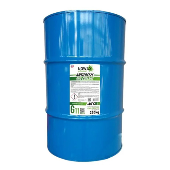 Антифриз Nowax Концентрат G11 зелений концентрат 220кг