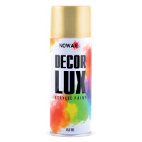 Фарба акрилова Nowax Spray Світло золотий 450мл