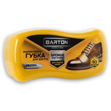 Губка для взуття Barton відновлююча для гладкої шкіри безбарвна