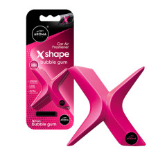 Ароматизатор на дефлектор Aroma Car X Shape 10г - Bubble Gum сухий