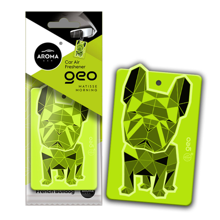 Ароматизатор Aroma Car Cellulose Geo Dog - Green Matisse Morning сухий