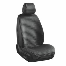 Преміум накидки для передніх сидінь CarLife Sport, black 2шт