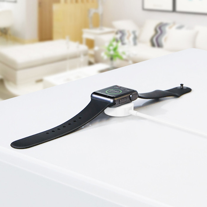 Бездротовий зарядний пристрій XO CX012 Watch Wireless Charger USB-A білий