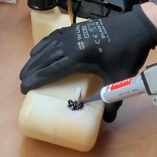 Клей Wurth Replast Me 210 секунд для пластика чорний 50мл