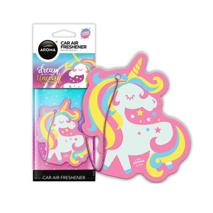 Ароматизатор Aroma Car Cellulose Glitter Series - Unicorn сухий