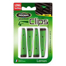 Ароматизатор Aroma Car Clips Lemon, 4x5g рідкий