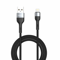 Кабель Winso Pro USB to Lightning TPE+плетіння 1,2м чорний