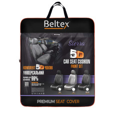 Комплект, 5D чохли для передніх сидінь Beltex Sierra, black 2шт