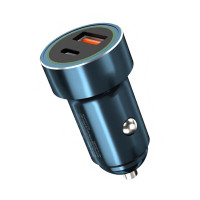 Автомобільний зарядний пристрій XO CC32 PD+QC3.0 20W USB + Type-c синій