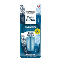 Ароматизатор з подвійною капсулою Winso Twin Turbo - Black Diamond & Arctic