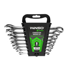Набір ключів Winso Pro комбіновані CR-V 8шт 8-19мм