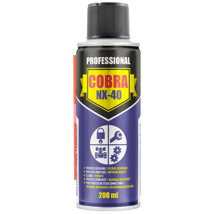 Змазка багатофункціональна Nowax NX-40 Multifunctional Lubricant Cobra 200мл