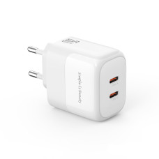 Мережевий зарядний пристрій XO L140 Dual C35W 2USB-C білий