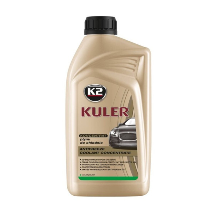 Антифриз K2 Kuler Long Life G11 зелений концентрат 1л