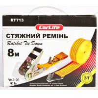 Стяжний ремінь з замком CarLife 3т, 8м