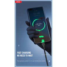Кабель XO USB to Type-C 2,1А 1м білий (XO-NB200C-White)