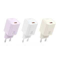 Мережевий зарядний пристрій XO L146 PD20W Single USB-C білий
