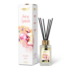 Аромадифузор з паличками Nowax Juicy Splash - Bubble Gum 90мл