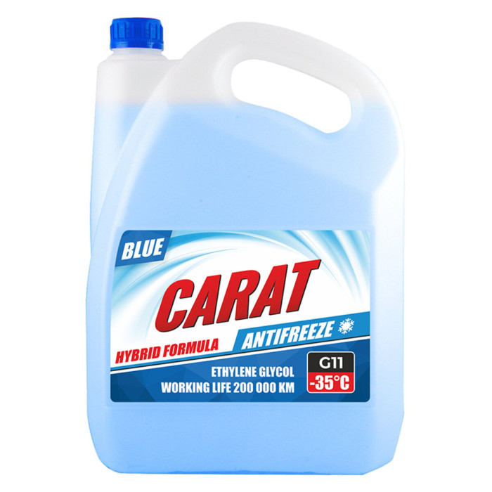 Антифриз Carat Blue G11 синій готовий 9кг
