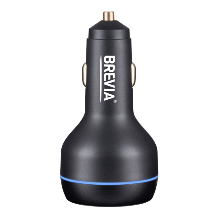 Автомобільний зарядний пристрій Brevia ePower TriPower PRO 130W 2xUSB-C+1xUSB-A