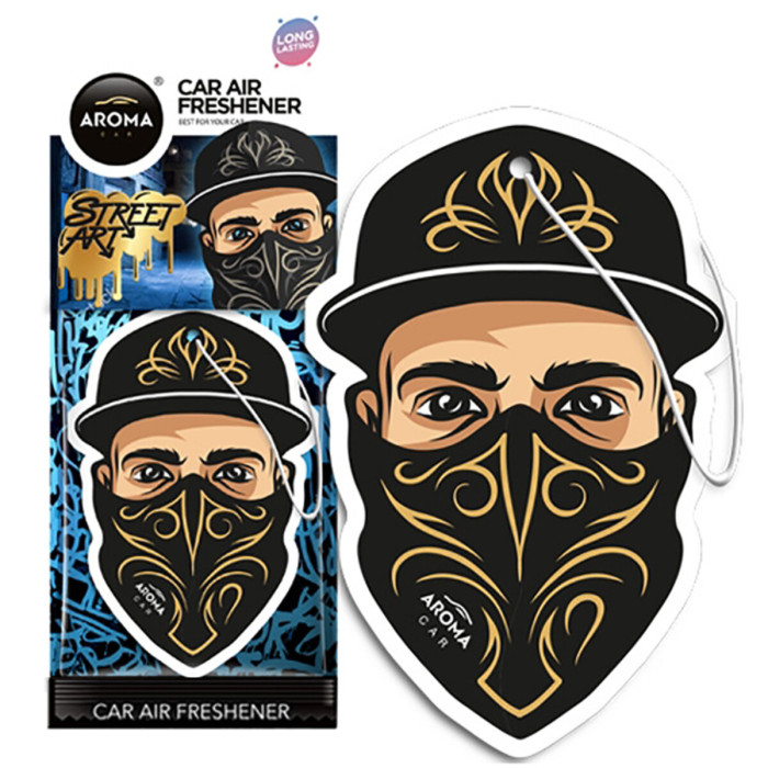 Ароматизатор Aroma Car Cellulose Street Art - Mask сухий