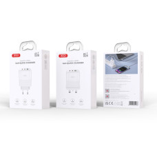 Мережевий зарядний пристрій XO L139 1USB-A 45W+2USB-C 65W білий