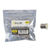 Автолампа Solar LED 24V G18.5 BA15s 22smd 3020 white 4шт