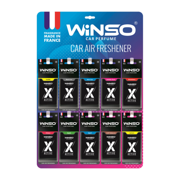 Ароматизатор Winso X Active MIX набір