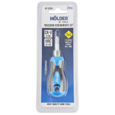 Викрутка Molder зі змінними насадками 2в1 (PH2x65mm+SL6)