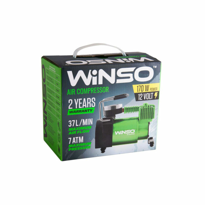 Компресор автомобільний Winso 7Атм 37л/хв 170Вт (122000)
