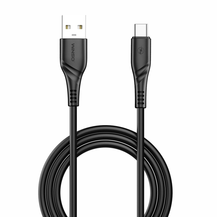 Кабель Winso Pro USB to Type-C PVC 1м чорний