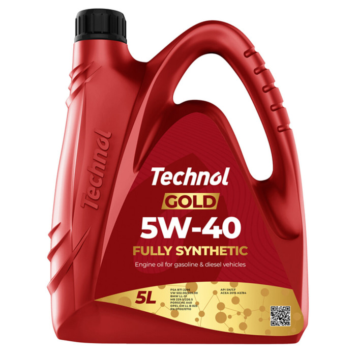 Моторне масло Technol Gold 5W-40 5л
