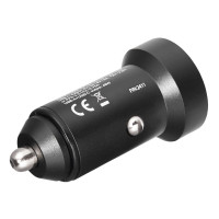 Автомобільний зарядний пристрій Winso Pro 48W 1xUSB-C+1xUSB-A, display, metal
