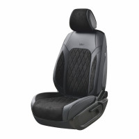 Комплект, 3D чохли для передніх сидінь Beltex Malibu, black 2шт