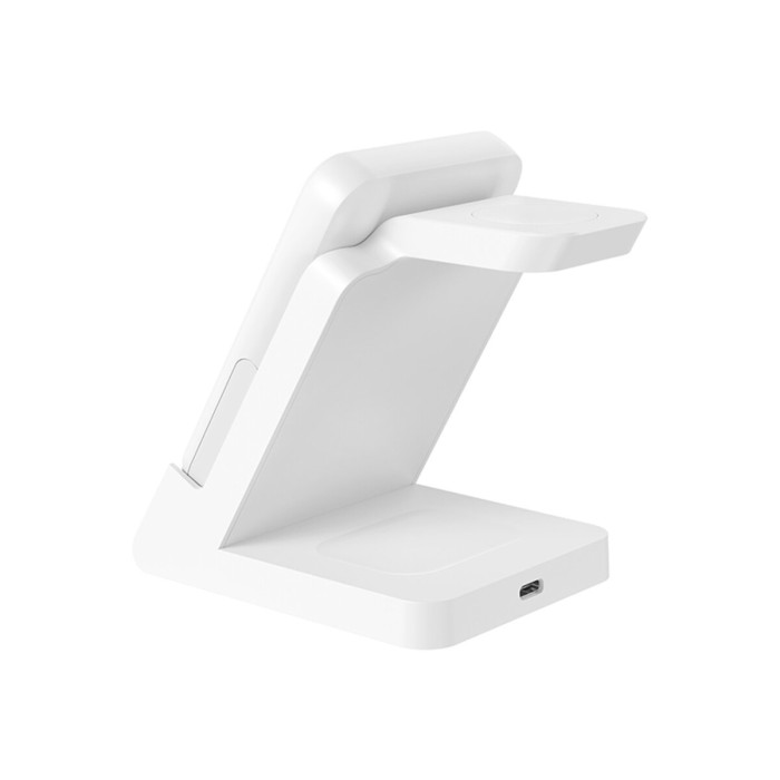 Бездротовий зарядний пристрій XO CX033 3в1 Power bank + Watch Charger + Headphone білий