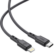 Кабель Brevia Type-C to Lightning 30W 2м, чорний ZIP (51200BCLZ1)