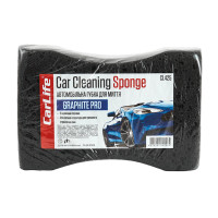 Губка для миття авто CarLife GraphitePro з великими порами 195x130x70мм