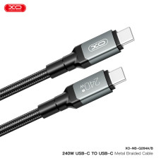 Кабель XO High Power Type-C to Type-C 240W 1м чорний