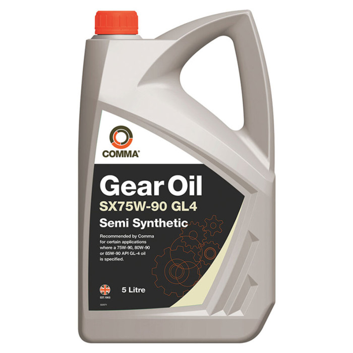 Трансмісійне масло Comma Gear Oil SX 75W-90 GL4 5л