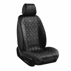 Преміум накидки для передніх сидінь CarLife Nitro, black 2шт