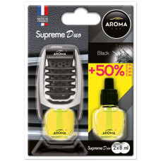 Ароматизатор Aroma Car Supreme Duo Slim Black рідкий 7мл