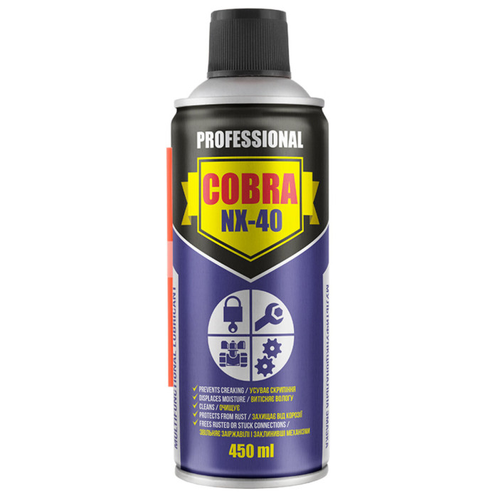 Змазка багатофункціональна Nowax NX-40 Multifunctional Lubricant Cobra 450мл