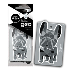Ароматизатор Aroma Car Cellulose Geo Dog - White Cotton Touch сухий