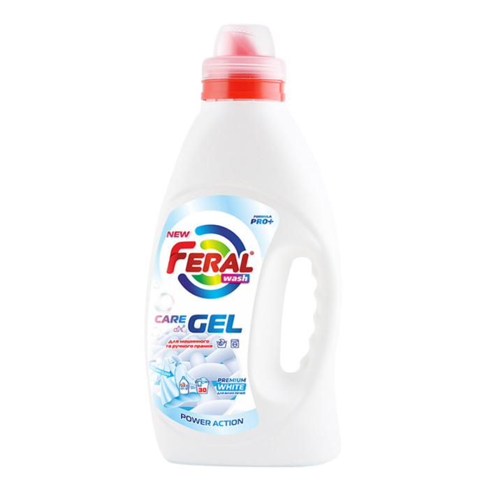 Гель для прання Feral White для білих речей 1,5л