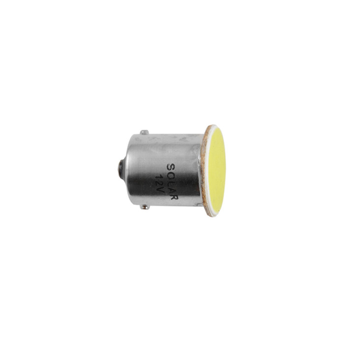 Автолампа Solar LED 12V G18.5 BA15s 1COB 96LM white, 2шт