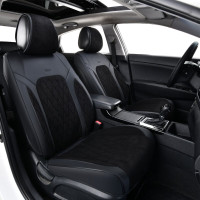 Комплект, 3D чохли для передніх сидінь Beltex Malibu, black 2шт