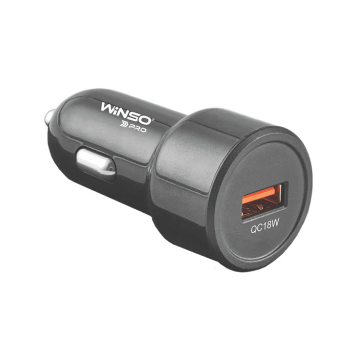 Автомобільний зарядний пристрій Winso Pro QC18W USB-A