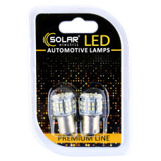 Автолампа Solar LED 12V S25 BA15s 50SMD white, 2шт